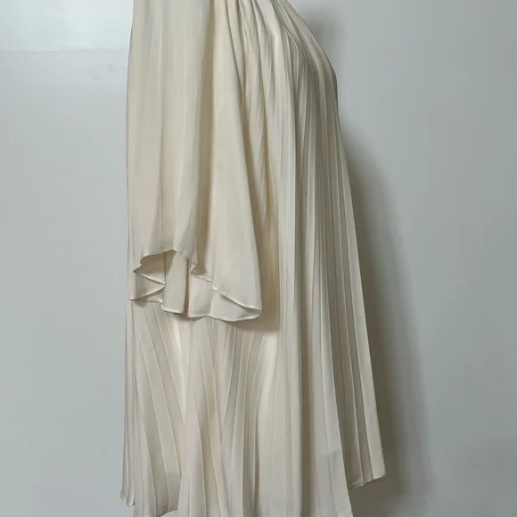 Alice + Olivia white pleated dress MEDIUM - Picture 5 of 8